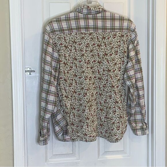 Fiurst of a Kind Flannel Floral a button Down Shirt Size 2X - Picture 4 of 8